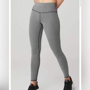 ALO high waisted micro houndstooth legging